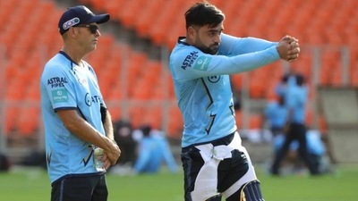 Gujarat Titans' spinner Rashid Khan (Gujarat Titans) Gujarat Titans' spinner Rashid Khan (Gujarat Titans)