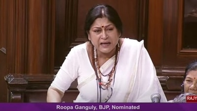 Bharatiya Janata Party MP Roopa Ganguly on Friday broke down in Rajya Sabha, while speaking about the violence in Bengal’s Bribhum district. Bharatiya Janata Party MP Roopa Ganguly on Friday broke down in Rajya Sabha, while speaking about the violence in Bengal’s Bribhum district.