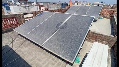 The mega ₹100-crore solar rooftop power generation infrastructure project meant for the underprivileged sections of Bathinda city has been curtailed to half after the Punjab Energy Development Agency (PEDA) suspected “favoritism” in the list of proposed beneficiates. The mega ₹100-crore solar rooftop power generation infrastructure project meant for the underprivileged sections of Bathinda city has been curtailed to half after the Punjab Energy Development Agency (PEDA) suspected “favoritism” in the list of proposed beneficiates.