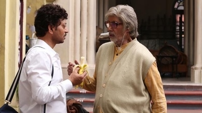 Irrfan Khan with Amitabh Bachchan in the 2015 film Piku. Irrfan Khan with Amitabh Bachchan in the 2015 film Piku.