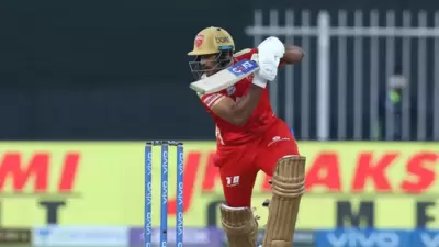 Mayank Agarwal during IPL 2021. (IPL) Mayank Agarwal during IPL 2021. (IPL)