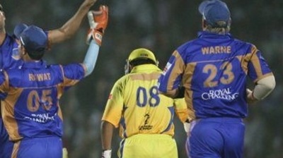 A still from the game between RR and CSK in IPL 2008. (PTI) A still from the game between RR and CSK in IPL 2008. (PTI)