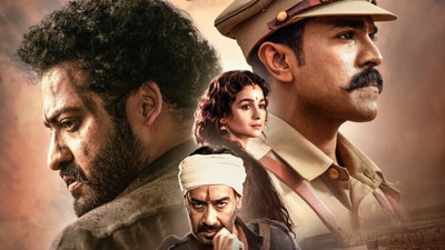 RRR movie review: The film stars Jr NTR, Ram Charan, Alia Bhatt and Ajay Devgn. RRR movie review: The film stars Jr NTR, Ram Charan, Alia Bhatt and Ajay Devgn.