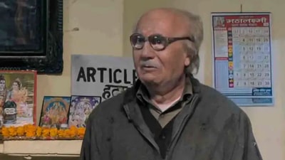 Anupam Kher in a still from The Kashmir Files. Anupam Kher in a still from The Kashmir Files. 