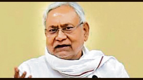 Bihar chief minister Nitish Kumar. (HT PHOTO)