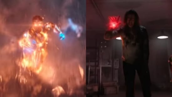 Fans are convinced they have spotted Iron Man and Zombie Wanda in a new promo clip from Doctor Strange in the Multiverse of Madness.