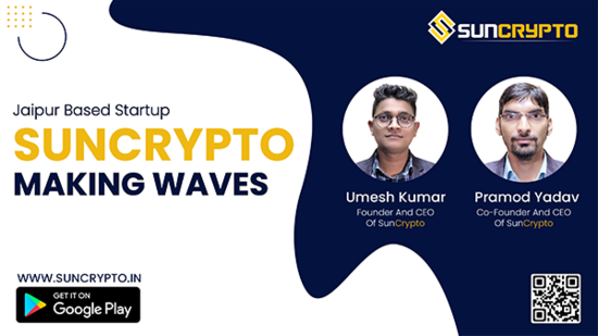 Umesh Kumar, Founder and CEO of Suncrypto and Pramod Yadav, Co-founder of Suncrypto
