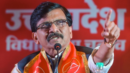 Senior Shiv Sena leader Sanjay Raut.(PTI)