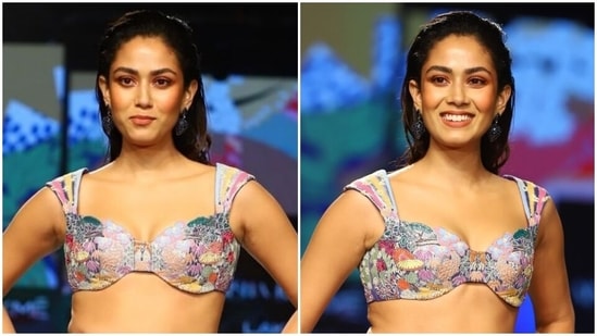 Mira Rajput turns showstopper at Lakme Fashion Week in colourful bralette and lehenga: See photos, video