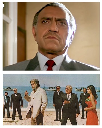 Dilip Kumar (above, in white) sought to emulate Marlon Brando in Subhash Ghai’s 1982 potboiler Vidhaata. A jowly Amrish Puri, clad in a suit, tried his hand at it as Don Nageshwar in Phool Aur Kaante (1991). Dilip Kumar (above, in white) sought to emulate Marlon Brando in Subhash Ghai’s 1982 potboiler Vidhaata. A jowly Amrish Puri, clad in a suit, tried his hand at it as Don Nageshwar in Phool Aur Kaante (1991).