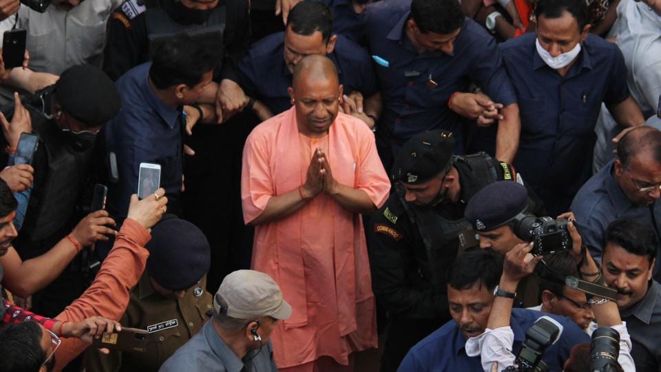 Yogi Adityanath will be sworn in as the chief minister of Uttar Pradesh in Lucknow on Friday, March 25, 2022. (HT Archive) Yogi Adityanath will be sworn in as the chief minister of Uttar Pradesh in Lucknow on Friday, March 25, 2022. (HT Archive)