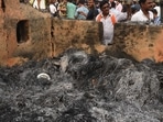 The scene of the violence in Birbhum.