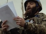 Members of the battalion take oath before joining Ukraine’s armed forces.(Video grab)