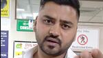 Congress councillor Pankaj Valmiki, along with his accomplices, had allegedly beaten up junior engineer Rahul Saini at the Panchkula MC office on Friday. (HT Photo) Congress councillor Pankaj Valmiki, along with his accomplices, had allegedly beaten up junior engineer Rahul Saini at the Panchkula MC office on Friday. (HT Photo)
