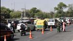 Traffic congestion at Rajiv Chowk in Gurugram on Saturday. (Vipin Kumar/HT photo) Traffic congestion at Rajiv Chowk in Gurugram on Saturday. (Vipin Kumar/HT photo)