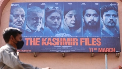 A poster of Bollywood movie The Kashmir Files. (REUTERS) A poster of Bollywood movie The Kashmir Files. (REUTERS)