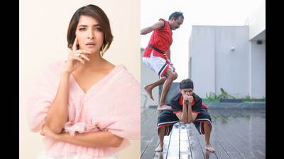 Lakshmi Manchu trained in Kalaripayattu under the guidance of Krishnadas Vallabhatta, the head of the Kerala Kalaripayattu Association