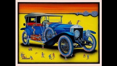Artist Ramgopal Kumawat’s artworks are among the works of 51 artists, that are on display as part of an exhibition titled The Baroda March. Artist Ramgopal Kumawat’s artworks are among the works of 51 artists, that are on display as part of an exhibition titled The Baroda March.