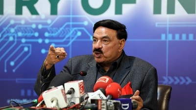  Pakistan's Interior Minister Sheikh Rashid Ahmad. (AP) Pakistan's Interior Minister Sheikh Rashid Ahmad. (AP)