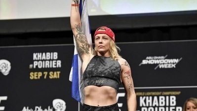 File photo of UFC flyweight division fighter Joanne Wood (Twitter) File photo of UFC flyweight division fighter Joanne Wood (Twitter)