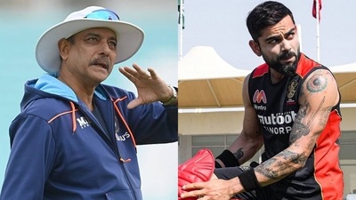 Ravi Shastri; Virat Kohli Ravi Shastri; Virat Kohli