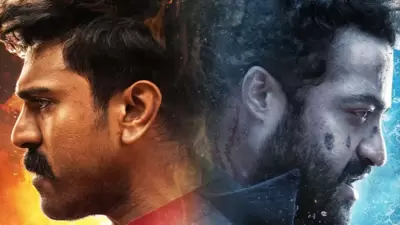 Ram Charan and Jr NTR share screen space for the first time in RRR. Ram Charan and Jr NTR share screen space for the first time in RRR.