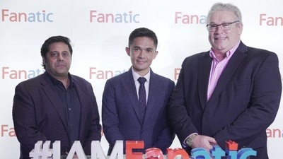 India captain Sunil Chhetri was present at the launch India captain Sunil Chhetri was present at the launch
