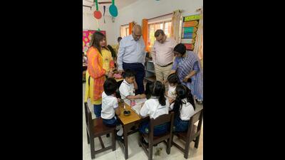 On Saturday, the children of playgroup to grade 9 of City International School (CIS) Lucknow put on display their prowess in mathematics (Sourced) On Saturday, the children of playgroup to grade 9 of City International School (CIS) Lucknow put on display their prowess in mathematics (Sourced)