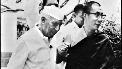 Prime Minister Jawaharlal Nehru with Dalai Lama. (HT Archive) Prime Minister Jawaharlal Nehru with Dalai Lama. (HT Archive)