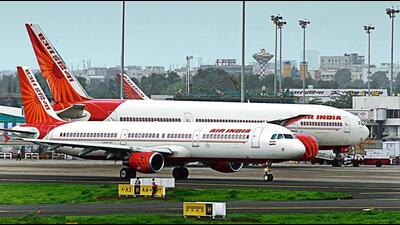 The Airports Authority of India scrapped the rule of leaving three seats vacant in flights. It also said that the crew members will not be required to wear a complete personal protection kit (PPE) when international flight operations resume on March 27. (HT PHOTO.)