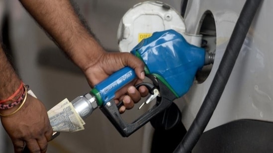 Earlier on Tuesday, fuel prices were hiked by 80 paise per litre for the first time in 4 months. (HT File/Representational image)