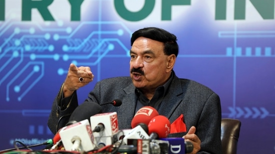  Pakistan's Interior Minister Sheikh Rashid Ahmad. (AP)