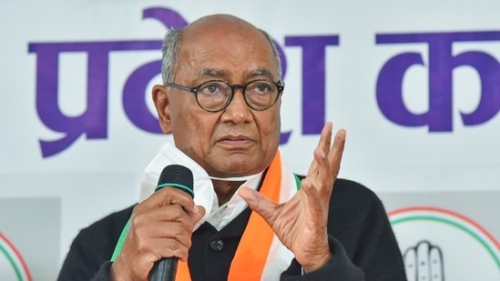 &nbsp;Congress leader Digvijaya Singh.(PTI)