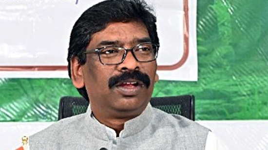 Jharkhand chief minister Hemant Soren targeted the BJP-led central government in his latest remarks. (ANI) (File photo)(HT_PRINT)