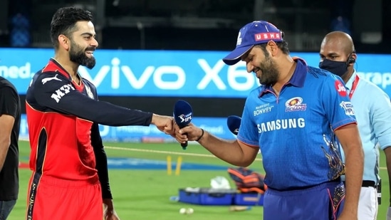 Rohit is close to overtaking Kohli for his record against DC(IPL) Rohit is close to overtaking Kohli for his record against DC(IPL)