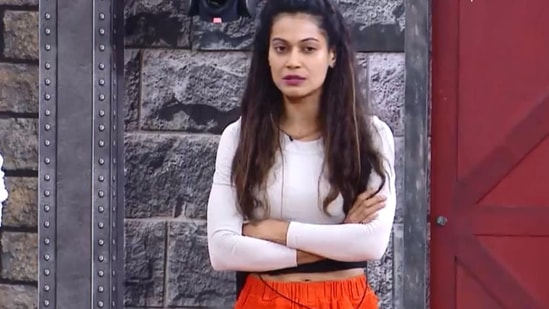 Payal Rohatgi in the reality show Lock Upp.&nbsp;