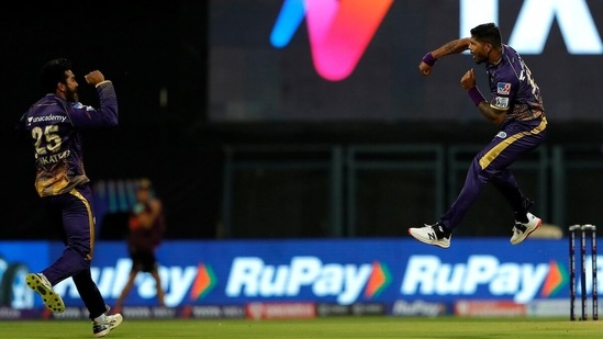 Umesh Yadav is over the moon with the wicket of Ruturaj Gaikwad. (IPL/Twitter)