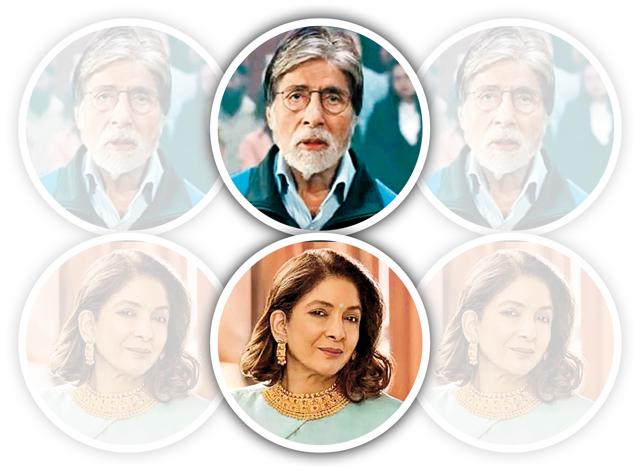 In 2016, Amitabh Bachchan (top) penned an open letter to his granddaughters, telling them “that the length of your skirt is not a measure of your character.” Neena Gupta