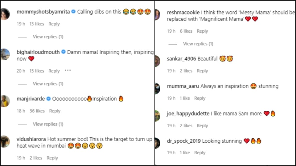 Comments on Sameera Reddy's post. Comments on Sameera Reddy's post. 