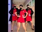 The air hostesses dancing to a remix of Kriti Sanon's Param Sundari. (instagram/@yamtha.uma) The air hostesses dancing to a remix of Kriti Sanon's Param Sundari. (instagram/@yamtha.uma)
