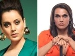 Kangana Ranaut and Saisha Shinde got into an argument on Lock Upp. Kangana Ranaut and Saisha Shinde got into an argument on Lock Upp.