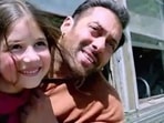 Salman Khan and Harshali Malhotra in a still from the film Bajrangi Bhaijaan. Salman Khan and Harshali Malhotra in a still from the film Bajrangi Bhaijaan.