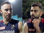 Faf du Plessis; Virat Kohli