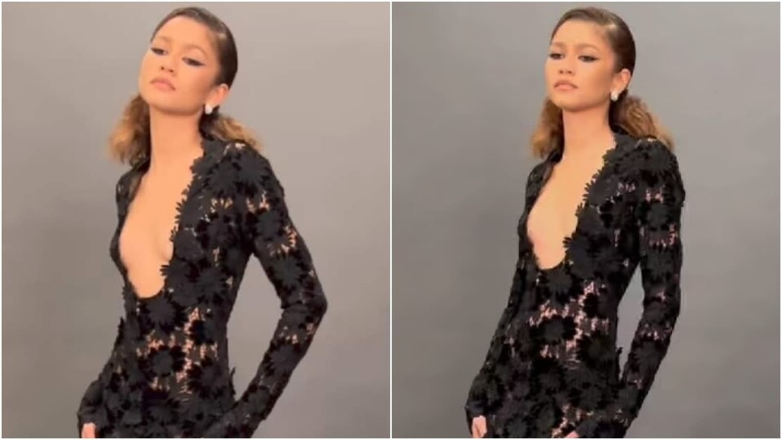 Zendaya in black see-through dress looks bewitching in pre-Oscars video, her stylist asks ‘ready for tomorrow?’: Watch