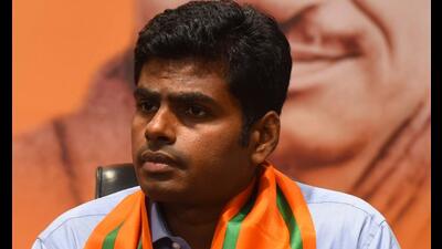 The Dravidian major threatened to sue Annamalai if he failed to comply with the legal notice served on him by DMK’s organising secretary R S Bharathi through the senior advocate P Wilson. (HT Archives) The Dravidian major threatened to sue Annamalai if he failed to comply with the legal notice served on him by DMK’s organising secretary R S Bharathi through the senior advocate P Wilson. (HT Archives)