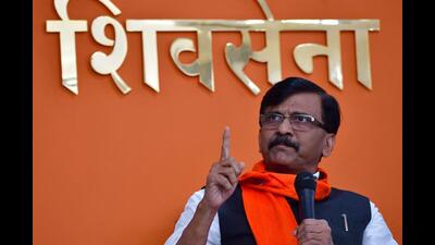 Shiv Sena leader Sanjay Raut. HT File Photo