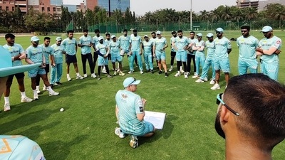 IPL 2022 GT vs LSG Live Streaming: When and where to watch Gujarat Titans vs Lucknow Super Giants on TV and online (Twitter/Lucknow Super Giants) IPL 2022 GT vs LSG Live Streaming: When and where to watch Gujarat Titans vs Lucknow Super Giants on TV and online (Twitter/Lucknow Super Giants)