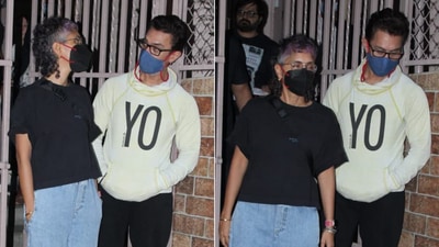 Aamir Khan with ex-wife Kiran Rao.