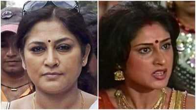 Roopa Ganguly played the role of Draupadi in Mahabharat. Roopa Ganguly played the role of Draupadi in Mahabharat.