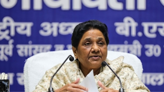 A file photo of Bahujan Samaj Party chief Mayawati(HT/Deepak Gupta)